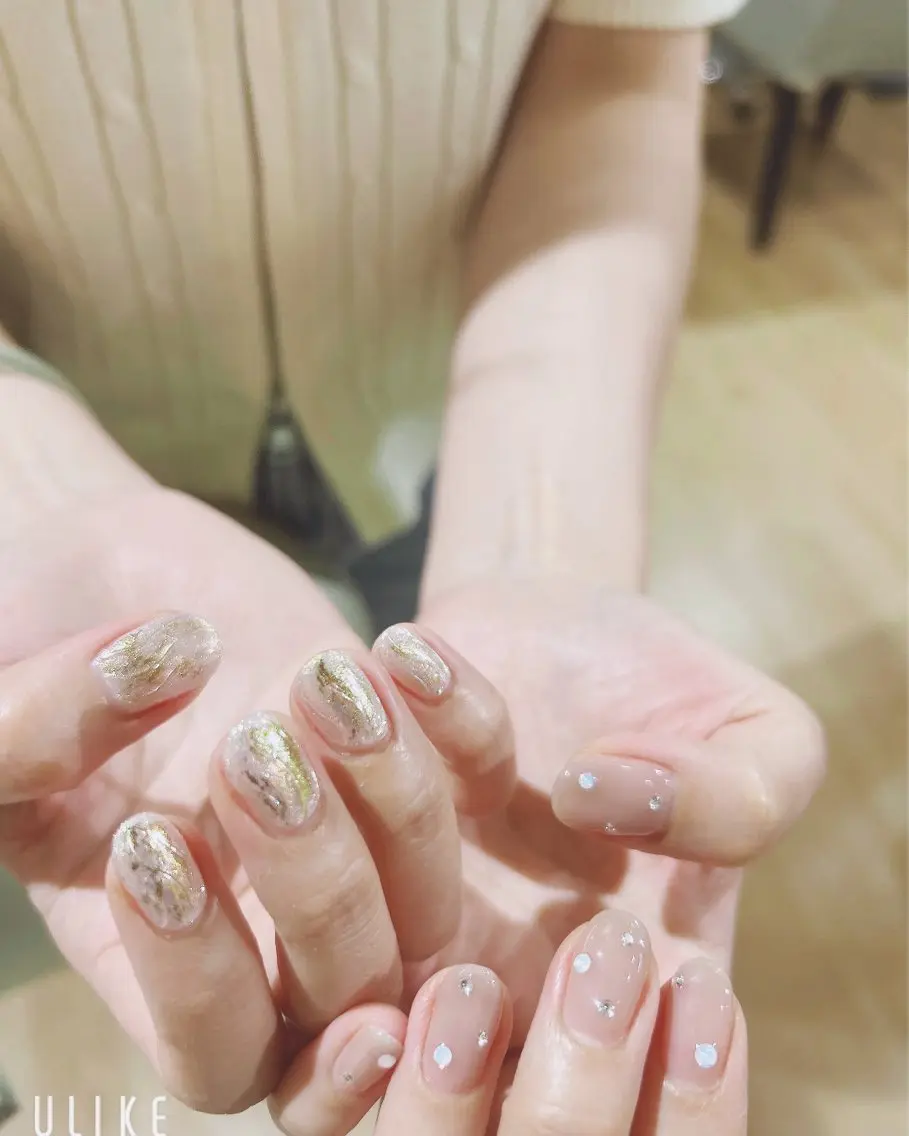 【オフ有ニュアンスネイル90分】こちらはお時間内であればお好きなデザインがやり放題になります❣️の写真