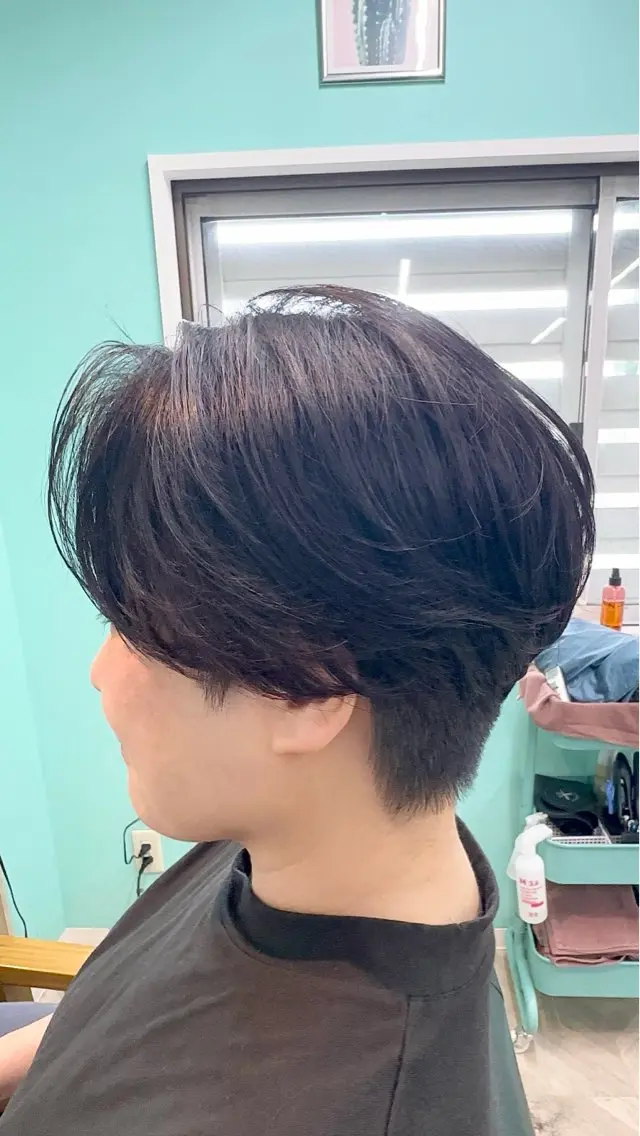 ショート カット トリートメント 柳井 健太のヘアスタイル