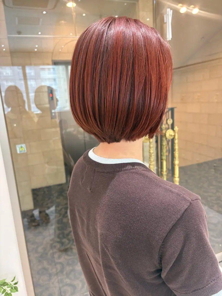 ショート カラー カット ヘアカラー トリートメント Zina京都河原町店 maya（西村真夜）のヘアスタイル