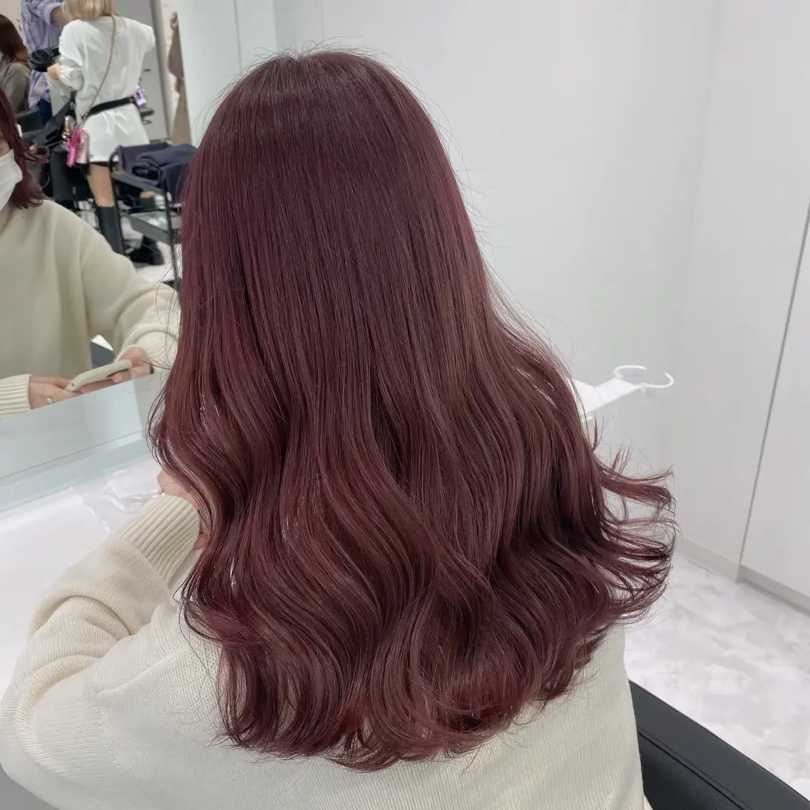 ロング カラー ヘアアレンジ ブリーチ 透明感カラー 髪質改善 似合わせカット 🫧モテる💗ダメー ジレスハイトーン🫧のヘアスタイル