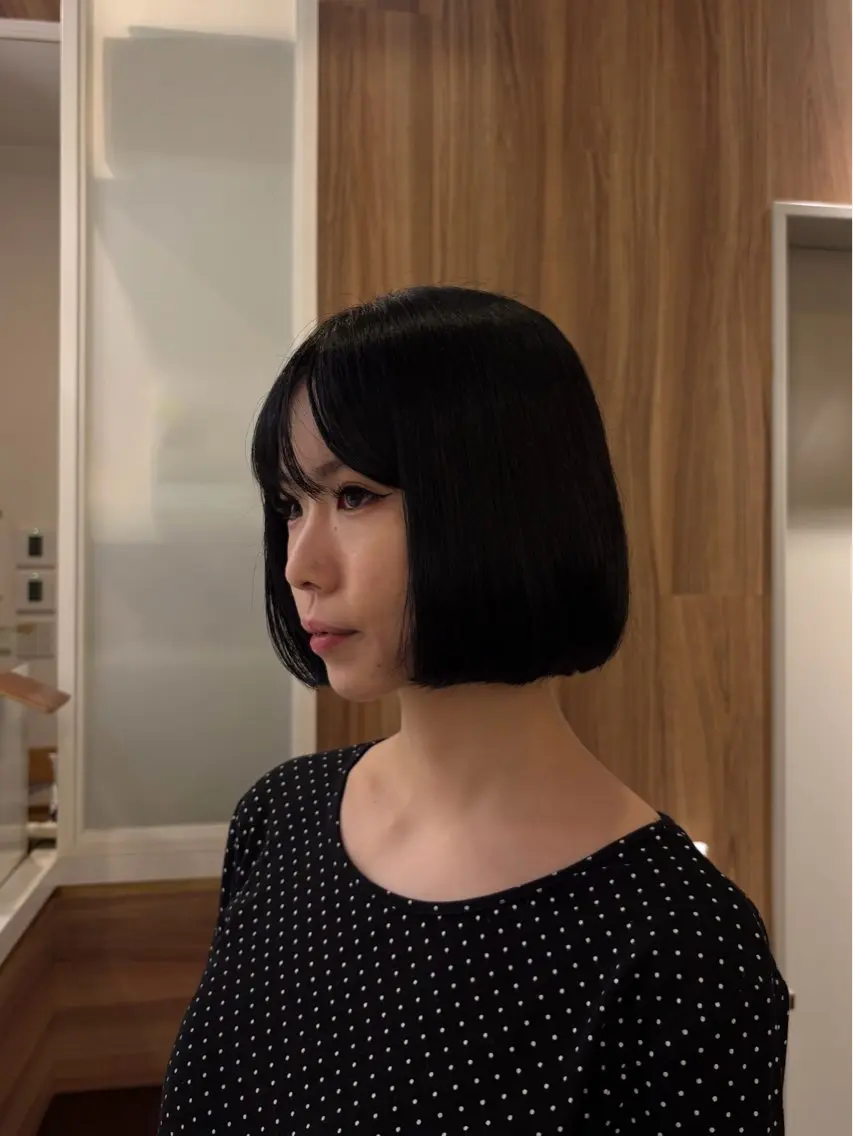 ミディアム カラー ヘアカラー yoshioka natsukiのヘアスタイル
