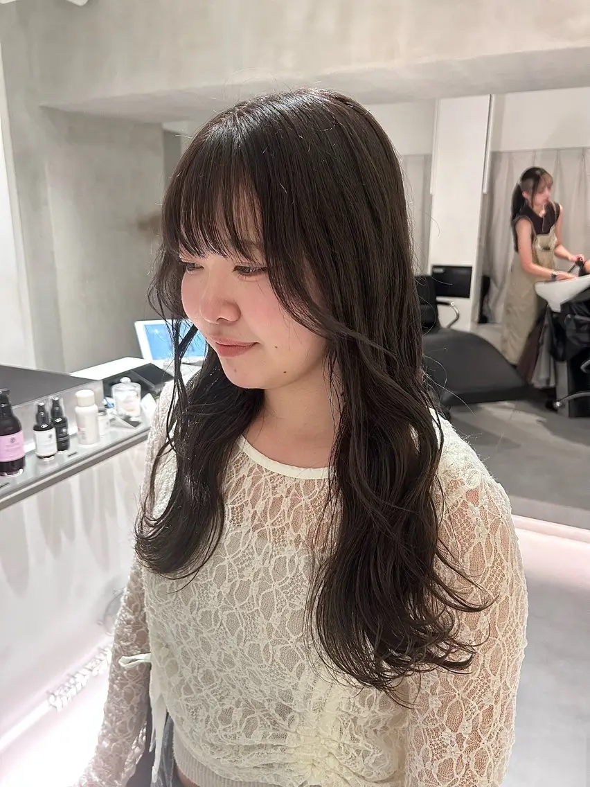 ロング カラー 🪞透け感&韓国ヘア 🪞honokaのヘアスタイル