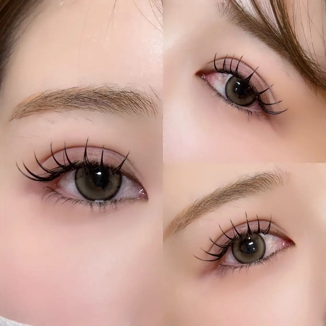 マツエク🤍フラットラッシュ140本の写真