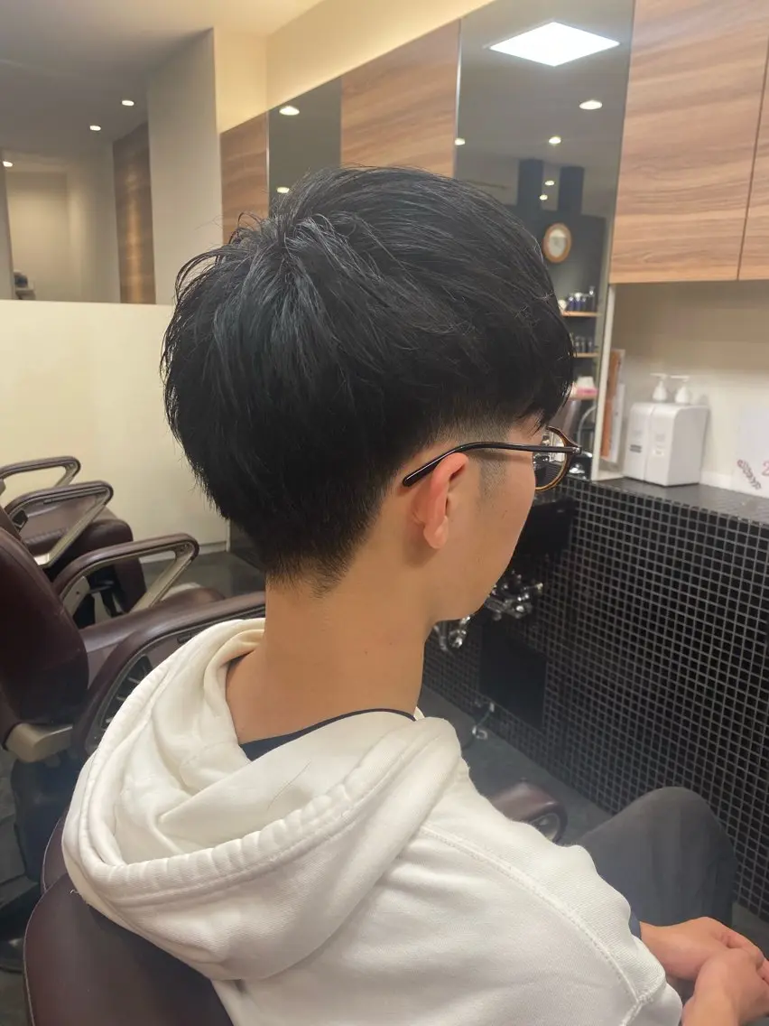ショート メンズ メンズパーマモデル 大募集中のヘアスタイル