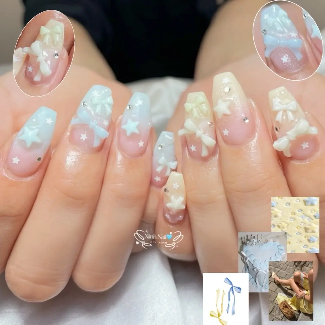 ネイル チークネイル 桜ネイル 長さ出し フットネイル ジェルネイル ハンドネイル XIINH NAIL SALONのネイルデザイン