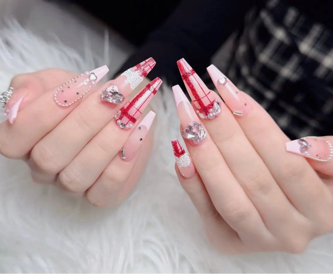 ネイル アートネイル フレンチネイル ジェルネイル 韓国ネイル マグネットネイル ハンドネイル Lenie Nail Okuboのネイルデザイン