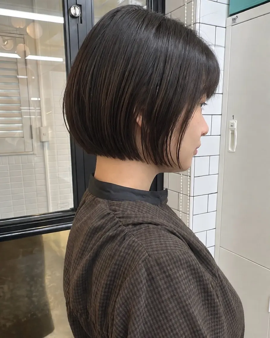 ショート カット chamo 朝ラク５分ショートのヘアスタイル
