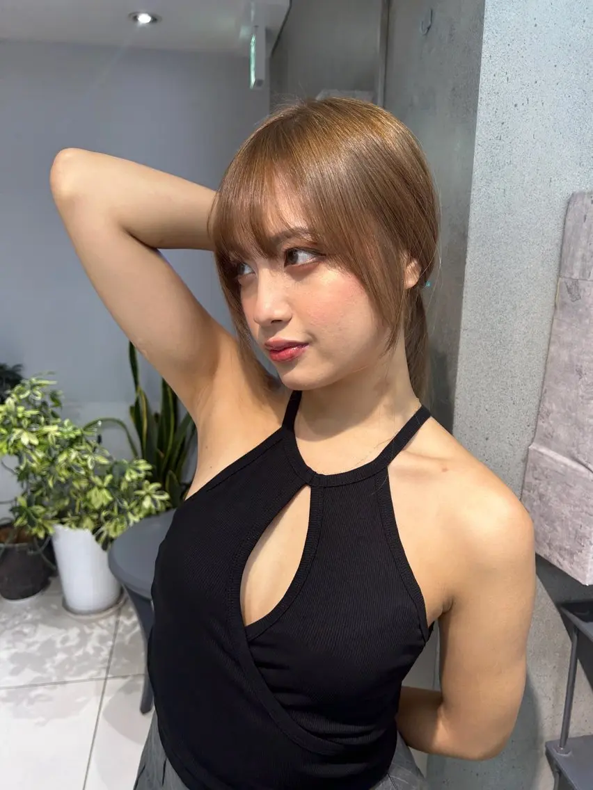 ロング ボブ/ ミディアムKOUGAのヘアスタイル