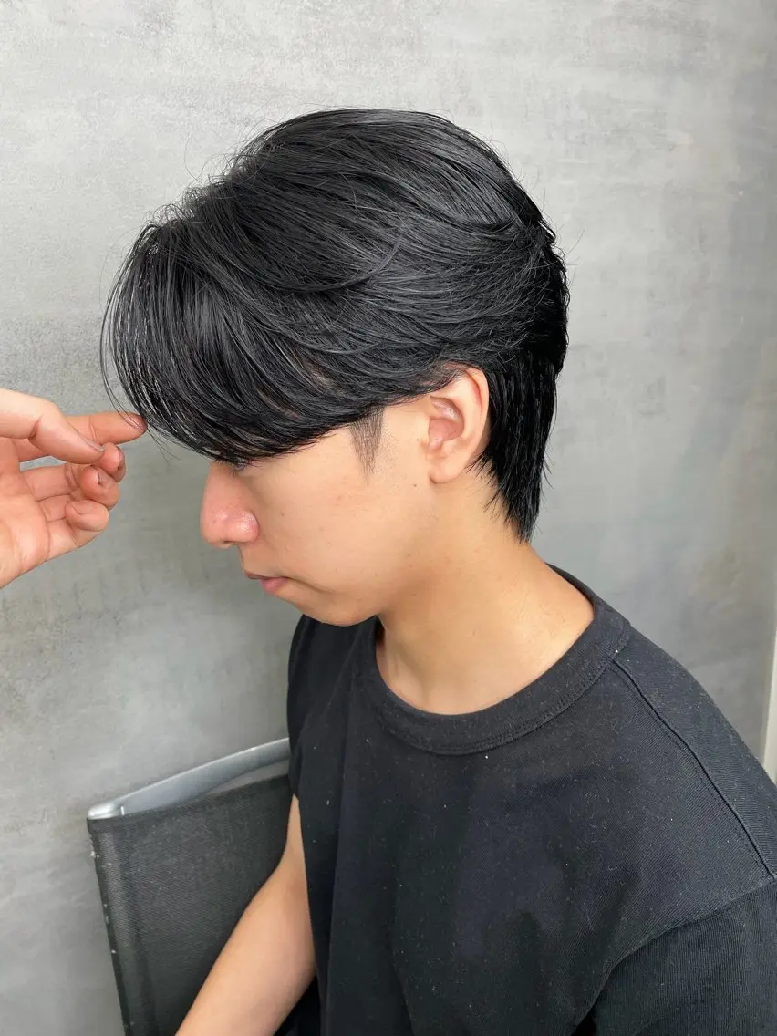 パーマ メンズ 静岡 / 毛流れ特化 /下居真大のヘアスタイル