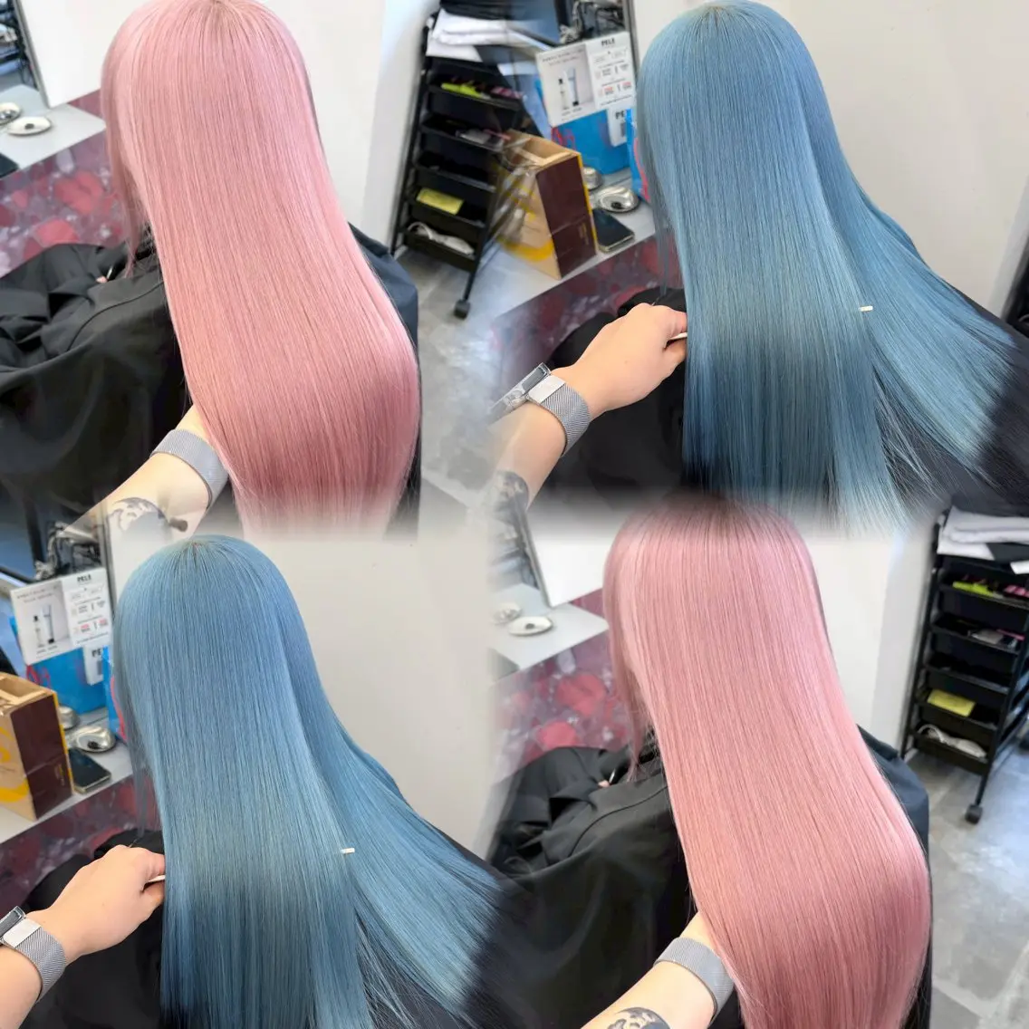 カラー ハイトーンカラー ヘアカラー PELEmana🎀 ハイトーン🧚🪄のヘアスタイル