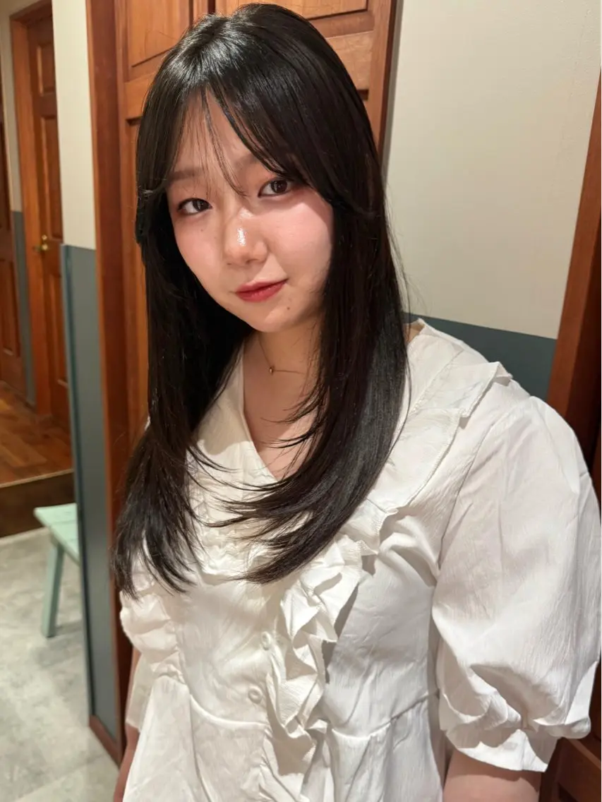 ロング カラー パーマ カット ヘアカラー 縮毛矯正 トリートメント mai / linoah˚✧のヘアスタイル