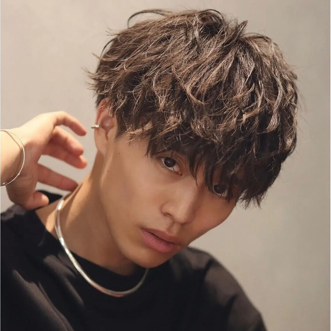 カラー メンズ 柴山 正人のヘアスタイル