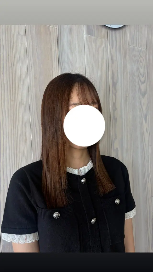 セミロング レイヤーカット トリートメント OXCREATION kanaのヘアスタイル