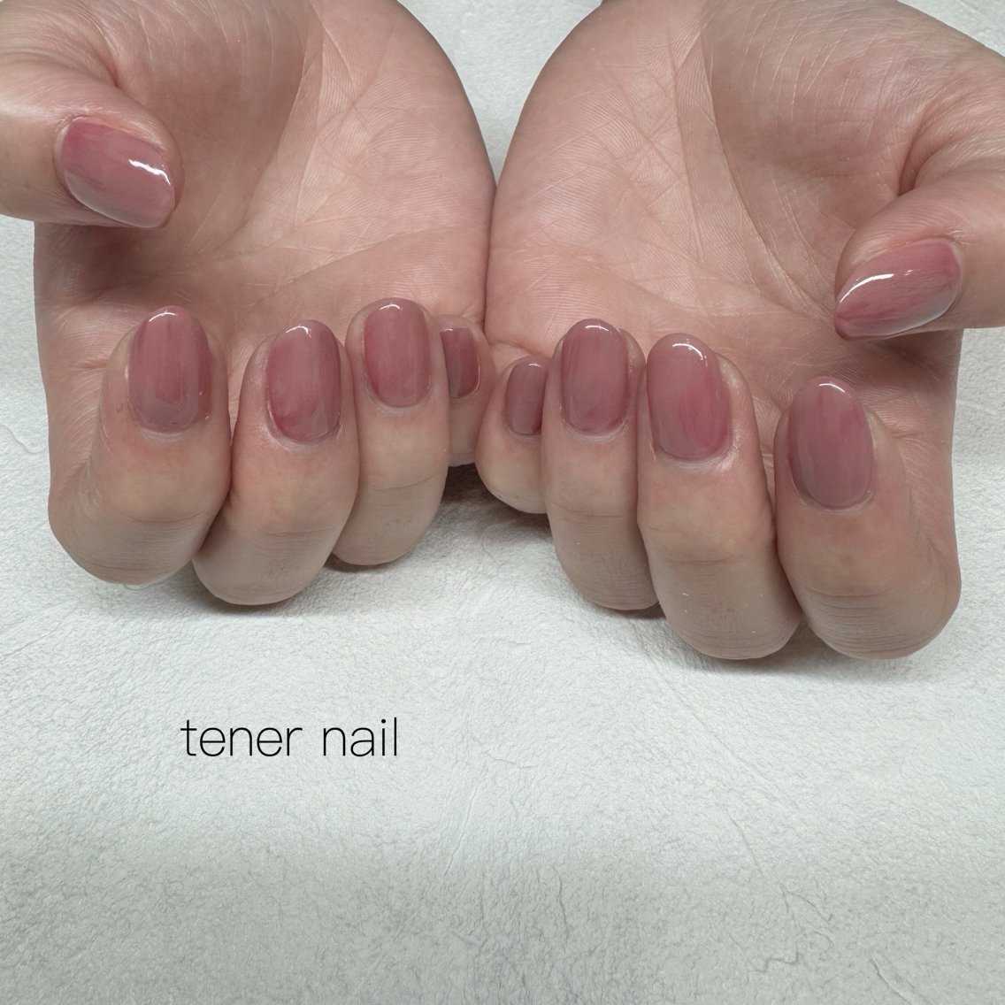ネイル ニュアンスネイル ピンク ハンドネイル テネルネイル tener nailのネイルデザイン