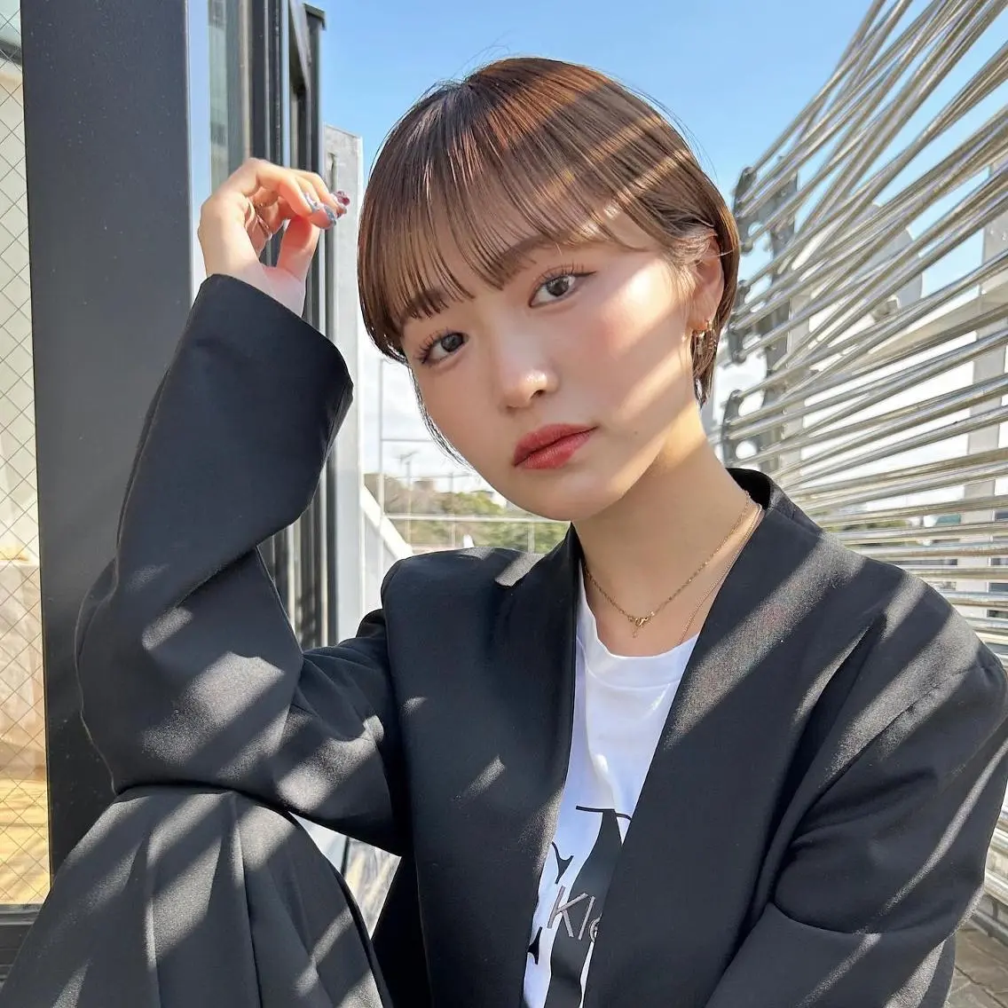 ショート ショートヘア 河原 亮のヘアスタイル
