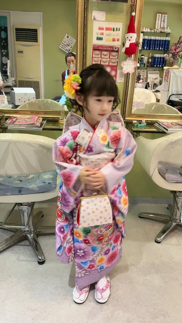 着付け+ヘアセット3歳の写真
