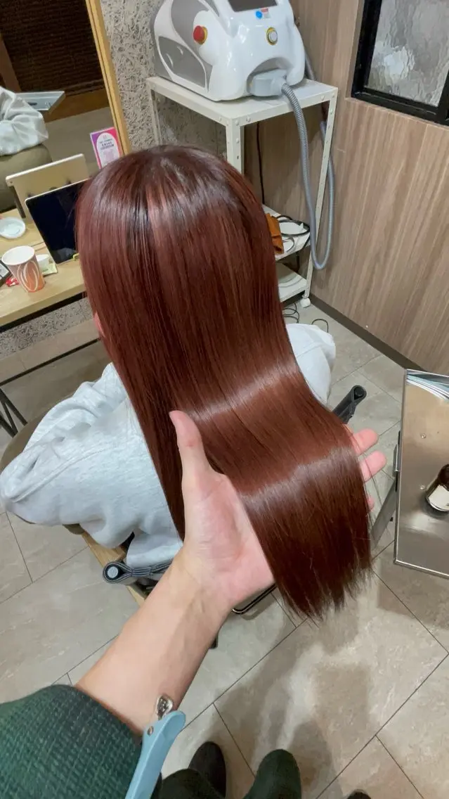ハイクオリティダメージレス縮毛矯正(カット込み)の写真