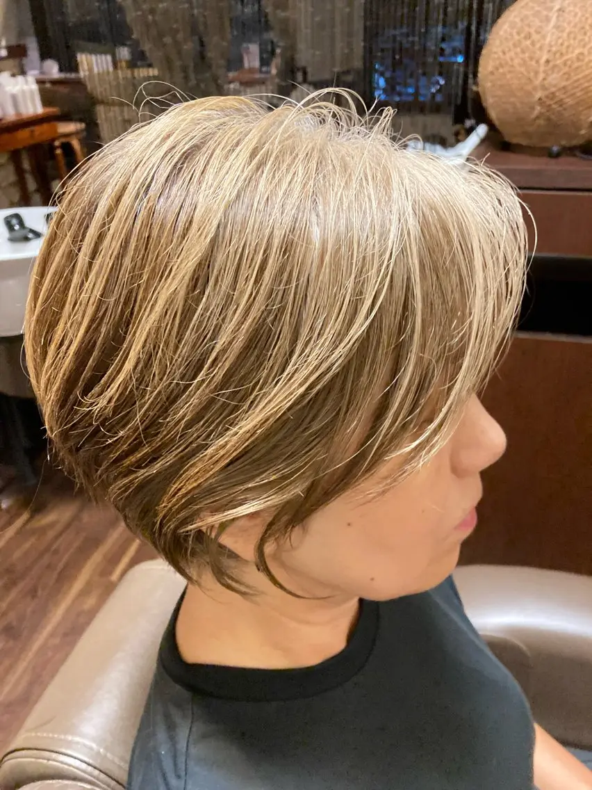ショート 🌙パーマ 照井🌙のヘアスタイル