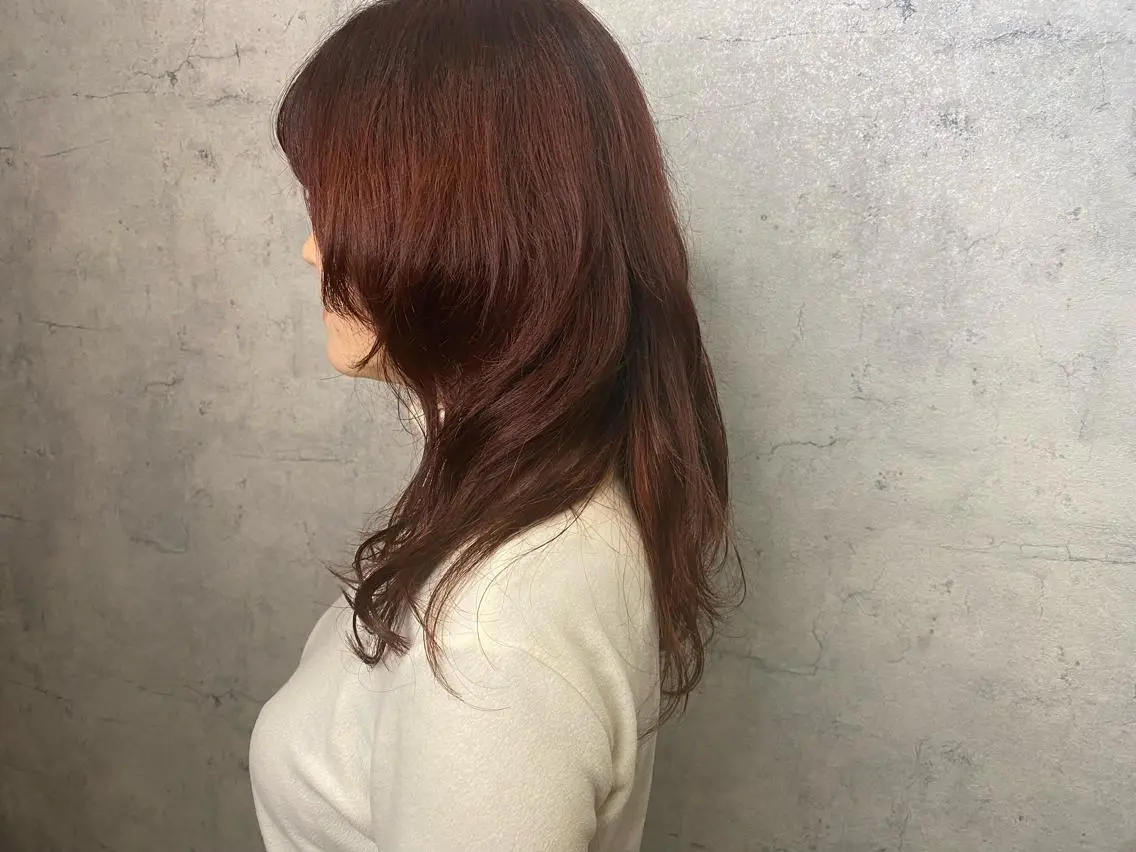 セミロング カット ヘアカラー トリートメント vato バトのヘアスタイル