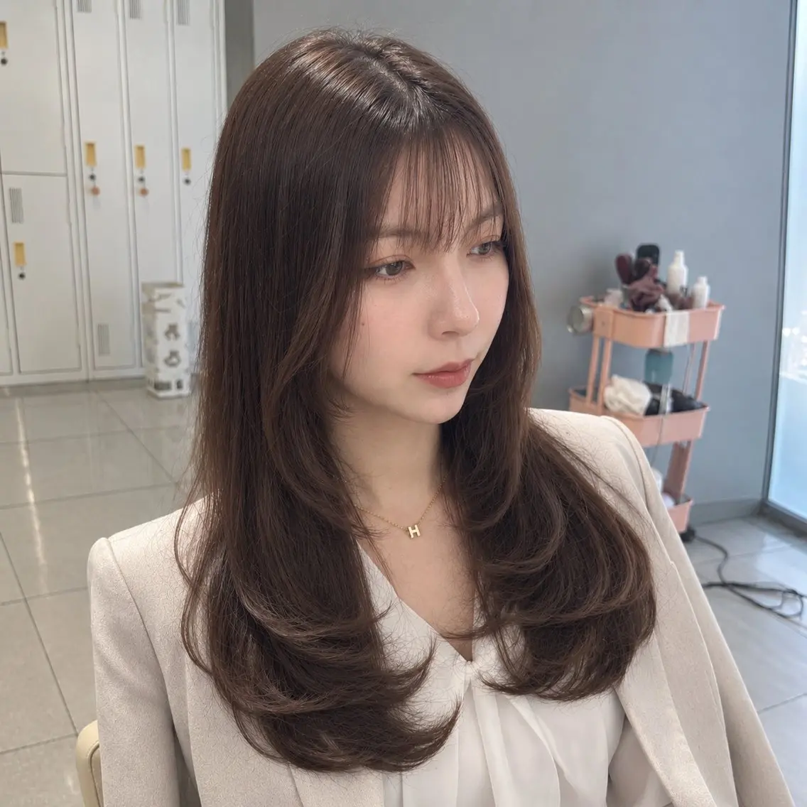 【❤本気の髪質改善❤】美髪縮毛矯正+髪質改善カラー+カット+トリートメントの写真