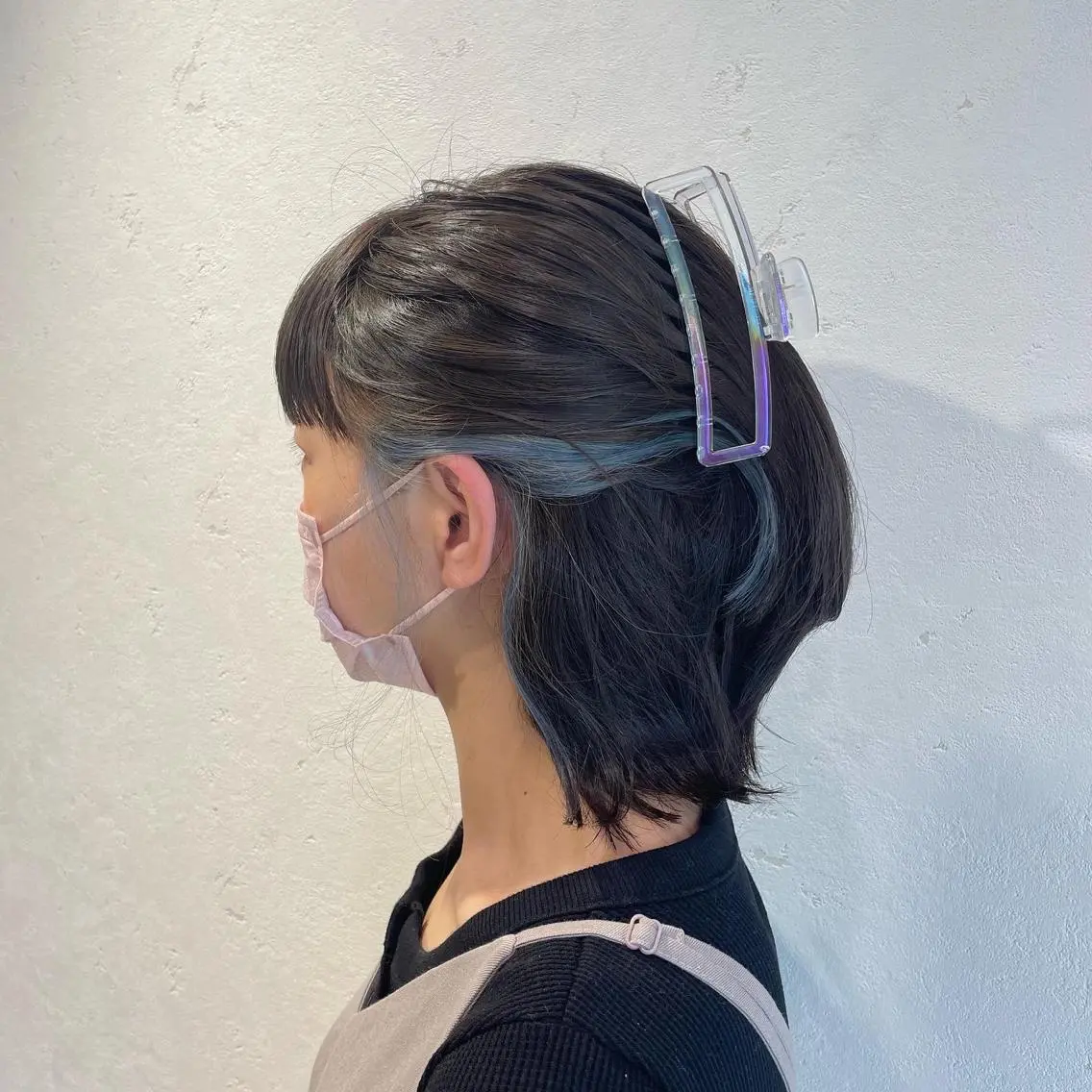 ミディアム ヘアカラー 前田 菜奈子のヘアスタイル