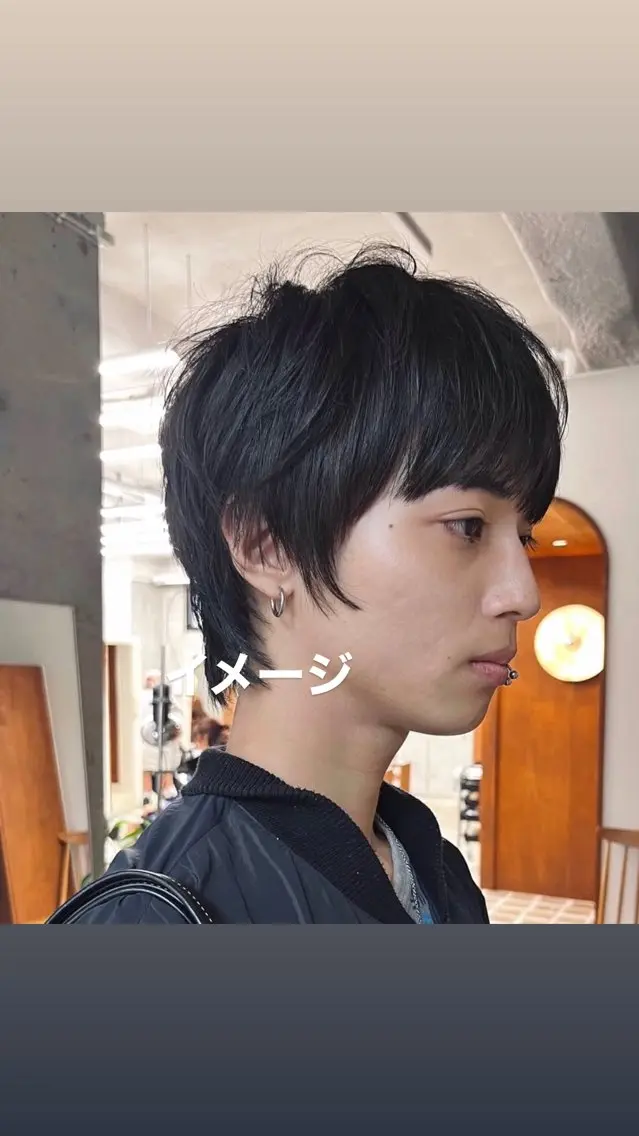ショート メンズ ⭐️メンズカット/ ブリーチ/アイリ⭐️のヘアスタイル