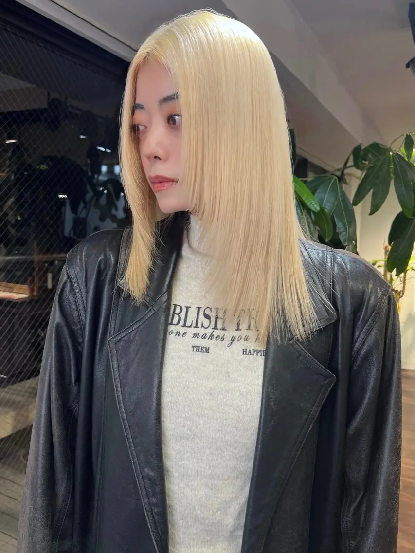 セミロング カラー 🧡色落ちまで2度 楽しめる🧡ヨシキのヘアスタイル