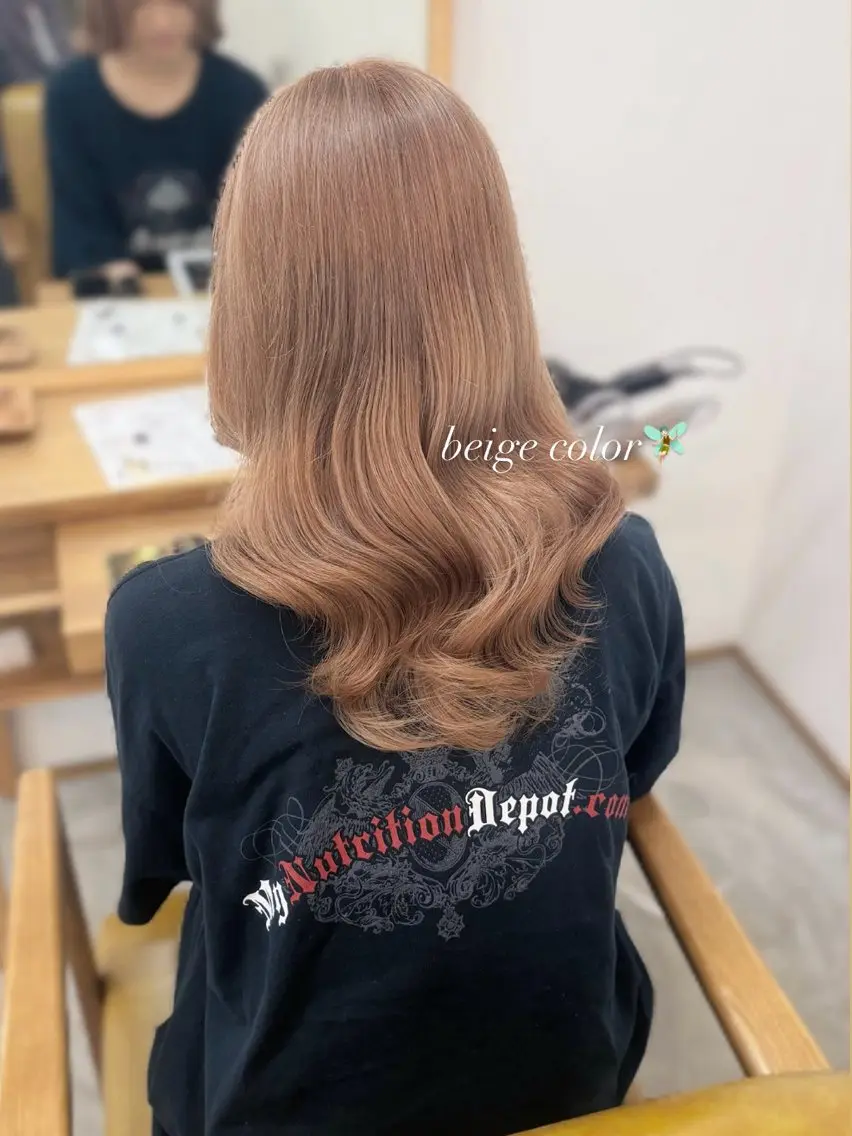ロング カラー ヘアカラー トリートメント ❤︎KOHARU❤︎ 二条/矯正モデル急募のヘアスタイル