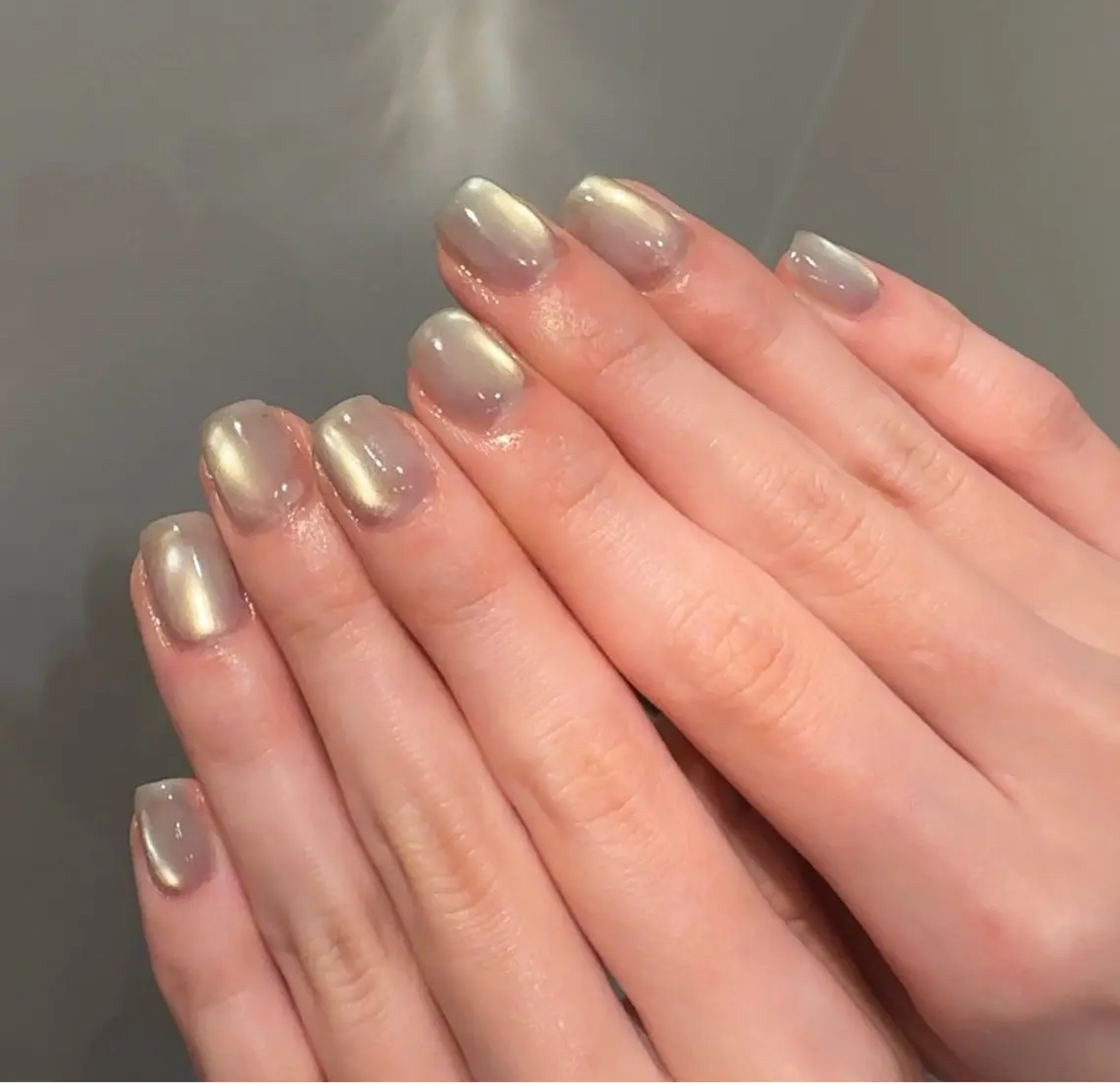 ネイル グリーン 氷ネイル・うるうるネイル nail Latteのネイルデザイン