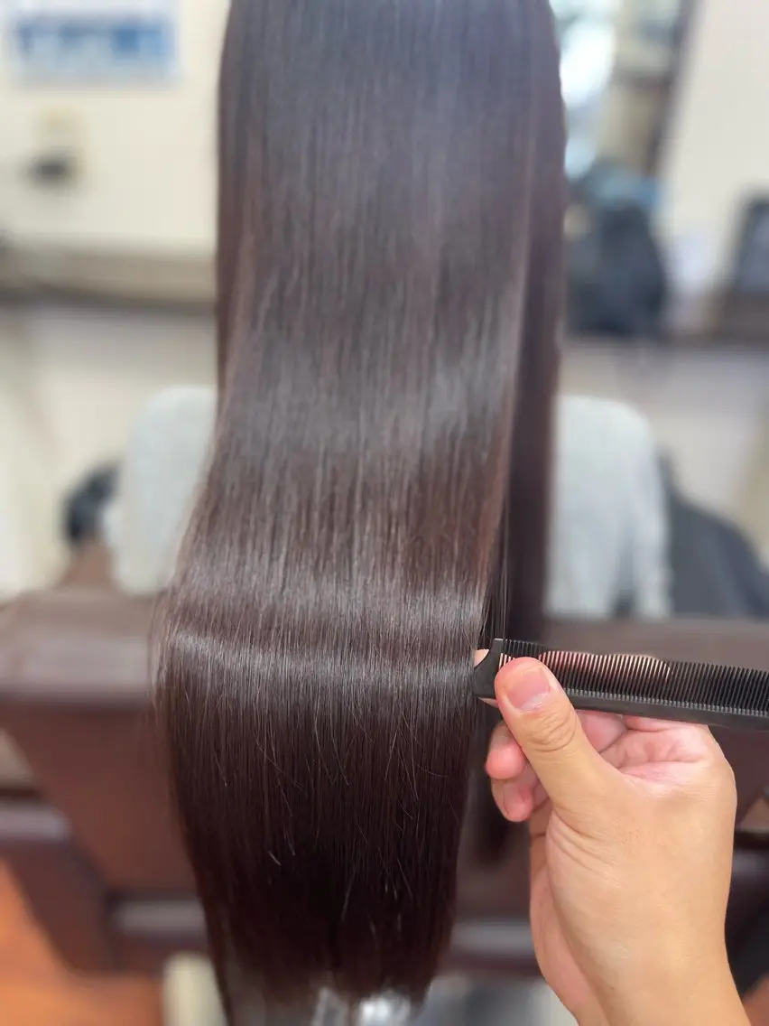 ミディアム ヘアカラー トリートメント 田中 就のヘアスタイル
