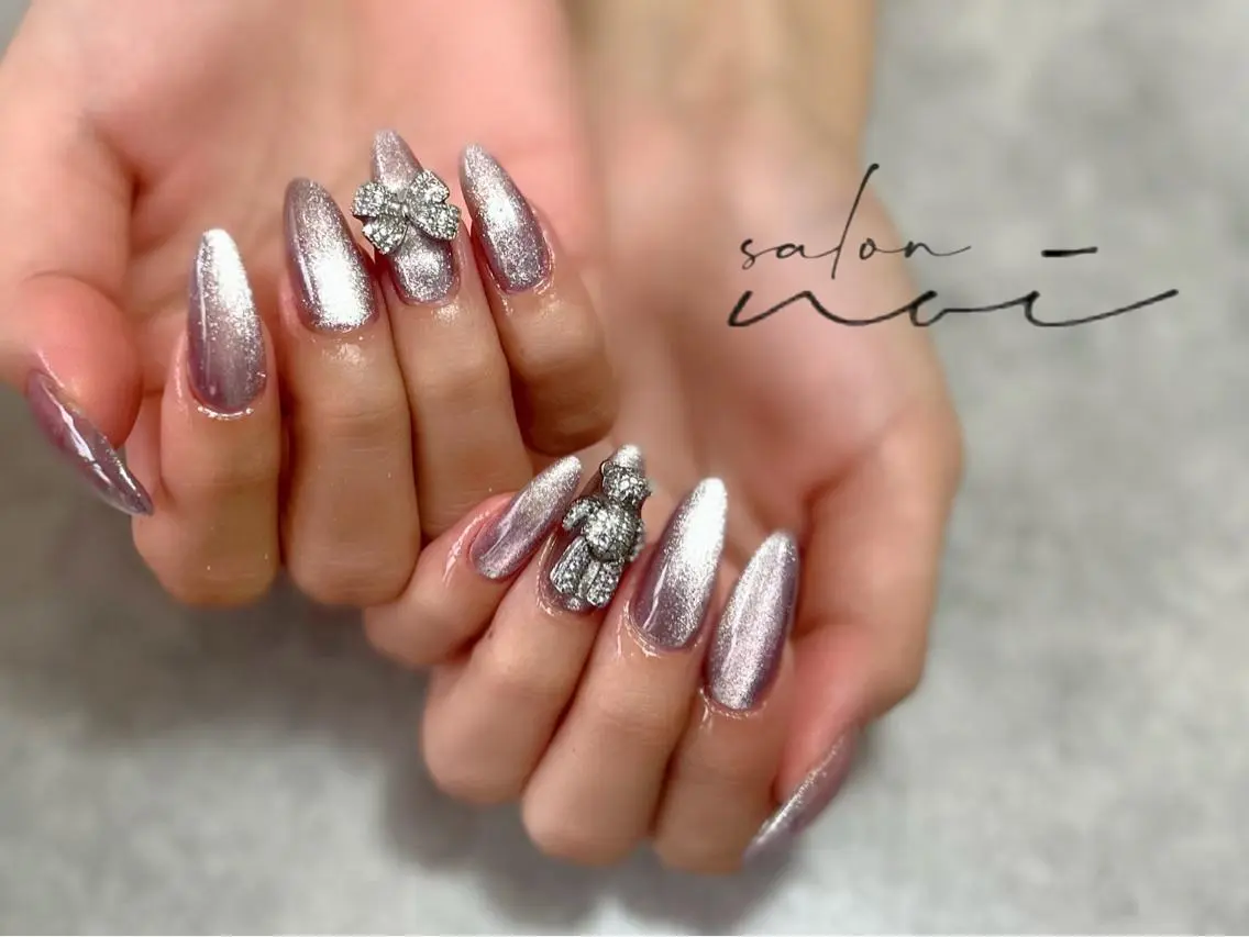 ネイル マグネットネイル ハンドネイル salon noiのネイルデザイン
