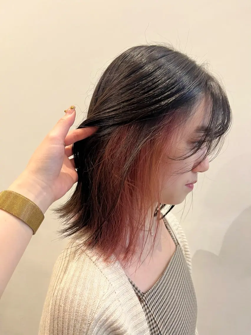 カラー インナーカラー saya🦢メンズ /ショートカットのヘアスタイル