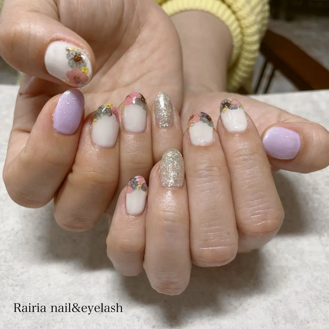 ネイル 持ち込み ハンドネイル Rairianail 小岩店のネイルデザイン