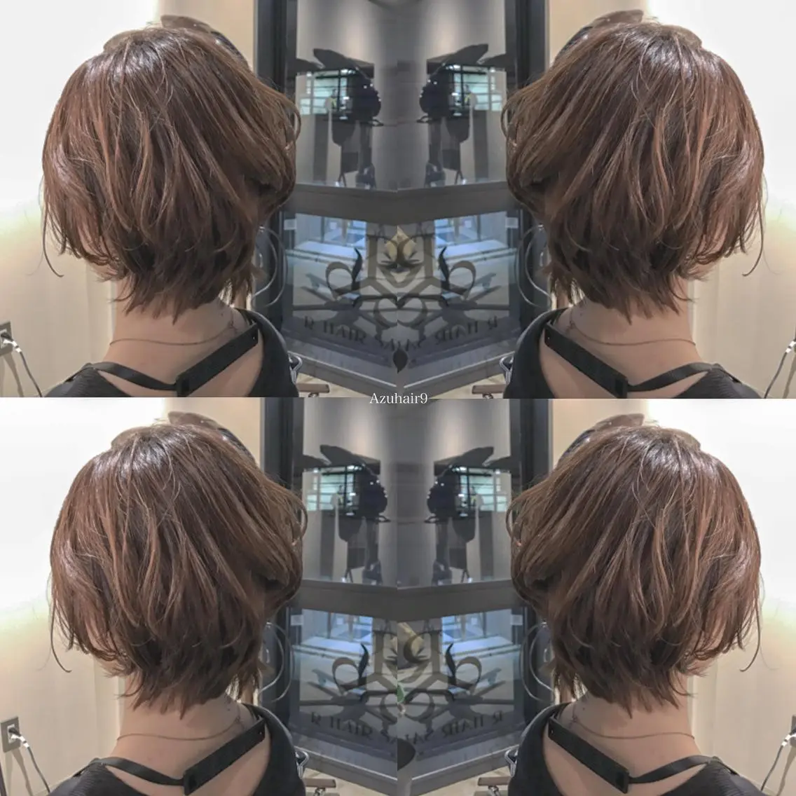 ショート カラー RHAIRSALON 西山梓のヘアスタイル