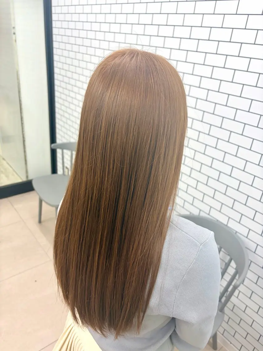 🌻ご新規様人気No.1🌻カット+ケアカラー+髪質改善TR&スパ￥7900の写真