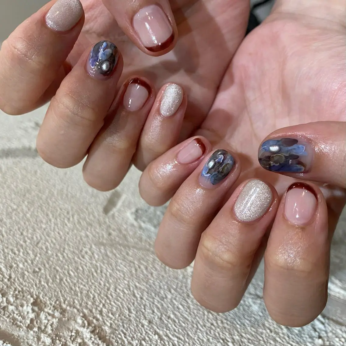ネイル シンプルネイル 栗林 実莉のネイルデザイン