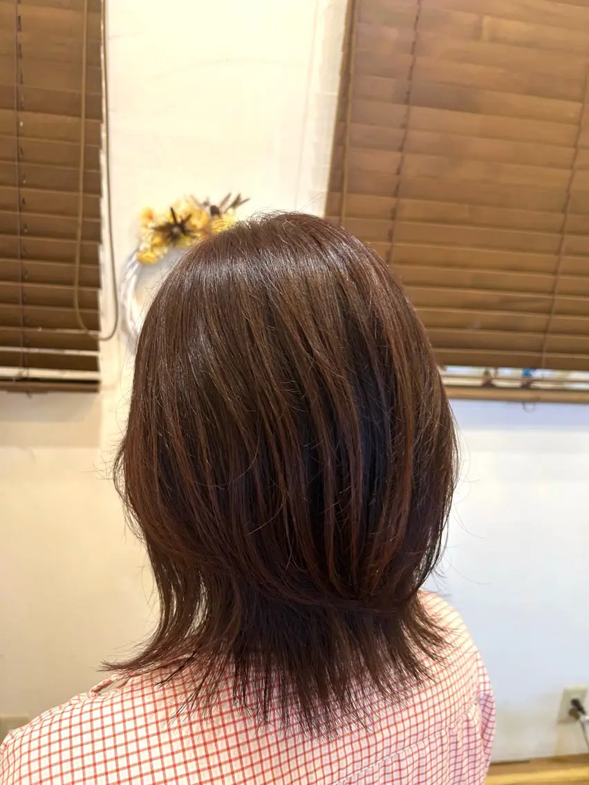 カラー ブラウンカラー オレンジ オレンジブラウン Chisato /Regolithのヘアスタイル