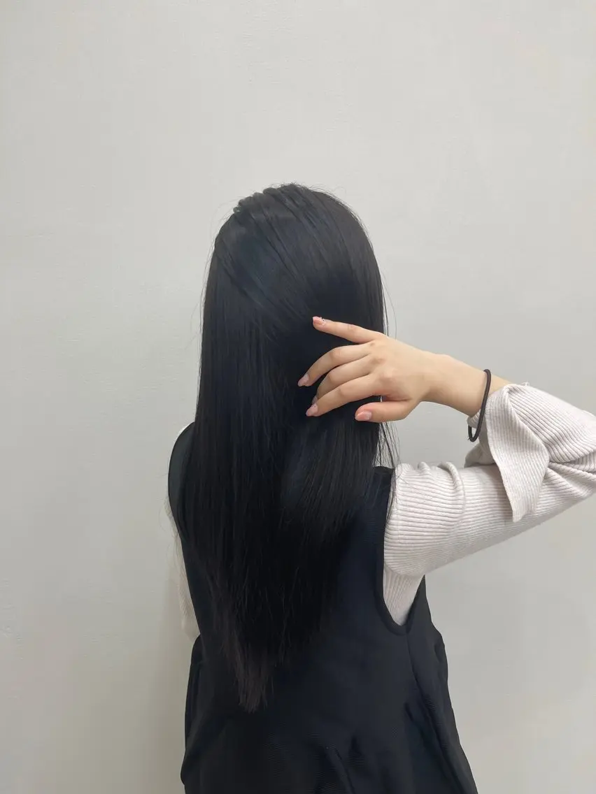 セミロング カラー 透明感カラー グレージュ ヘアカラー 透明感カラー⭐️ Takumaのヘアスタイル