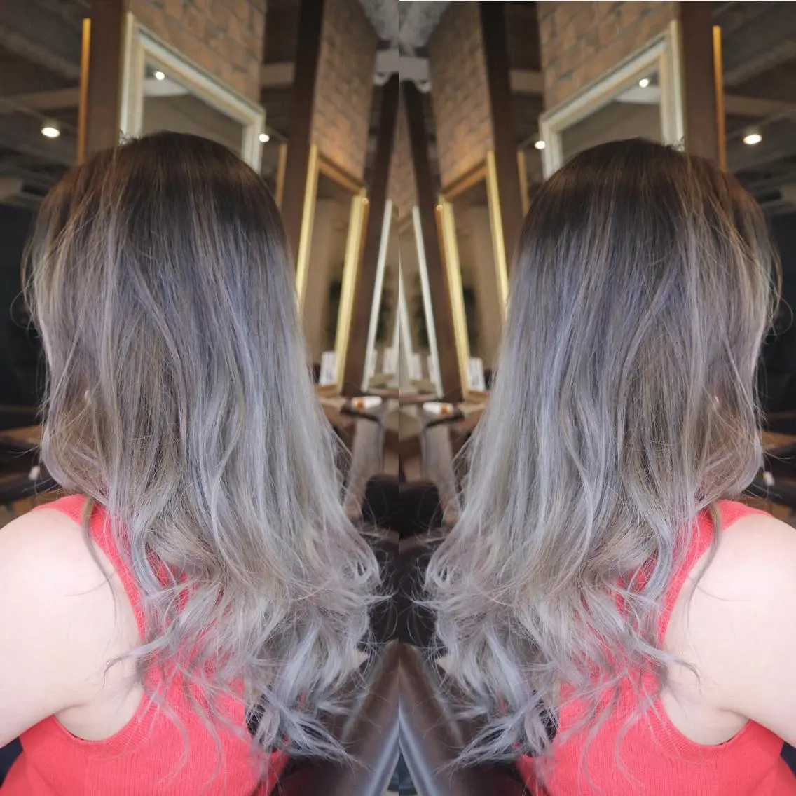 ミディアム カラー グラデーションカラー カット ヘアカラー トリートメント JILBLAN京都 ショート/ハイライトのヘアスタイル