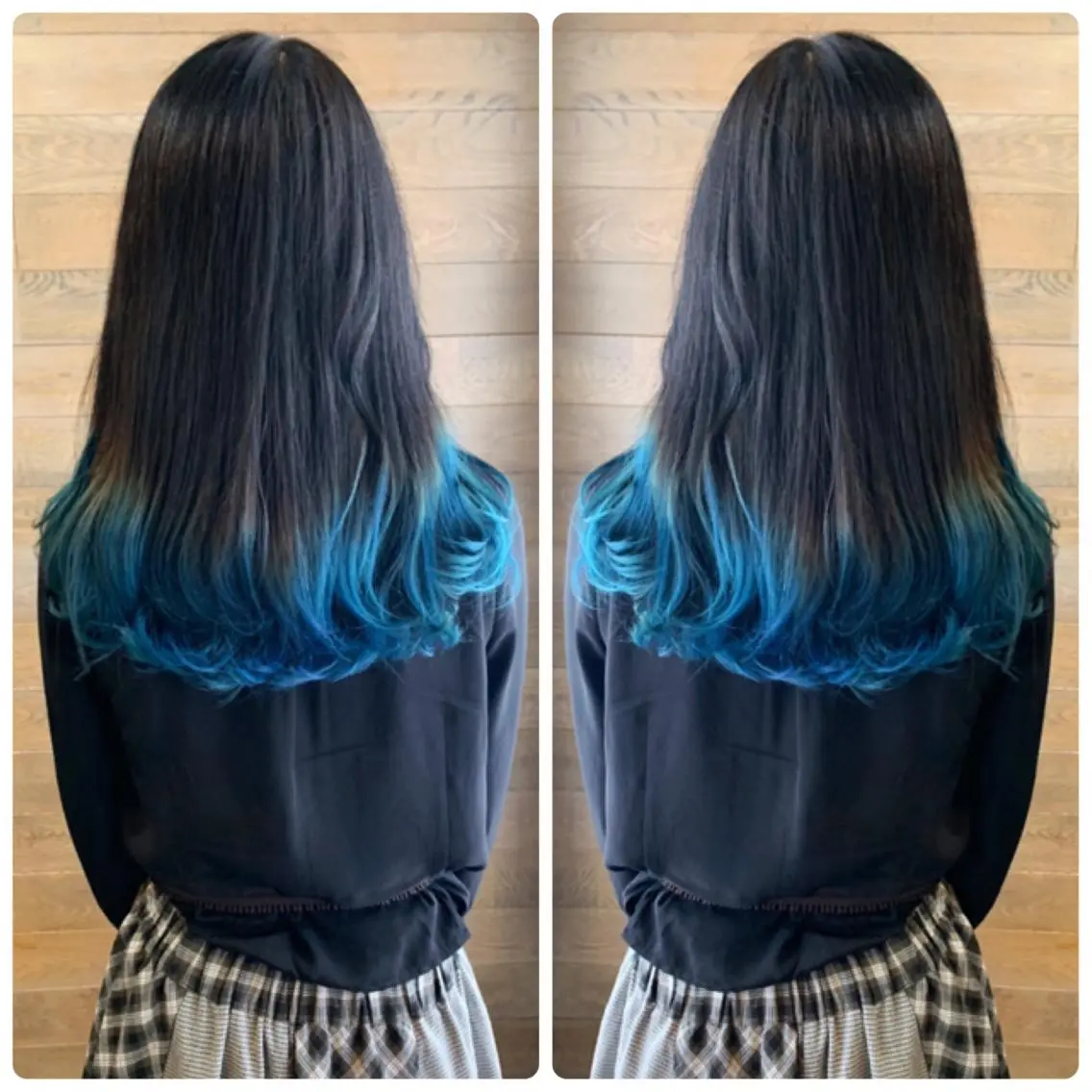 ロング カラー バレイヤージュ ブラウンカラー ココアブラウン デザインカラー グラデーションカラー カット ヘアカラー 京都大人女性ショート 徒歩1分/秋山のヘアスタイル