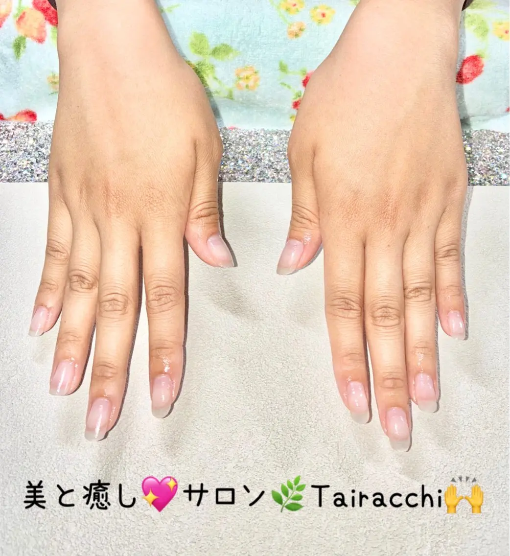 ネイル 長さ出し ジェルネイル ネイルチップ ハンドネイル ハンドケア Tairacchi ﾀｲﾗｯﾁのエステ・リラクイメージ