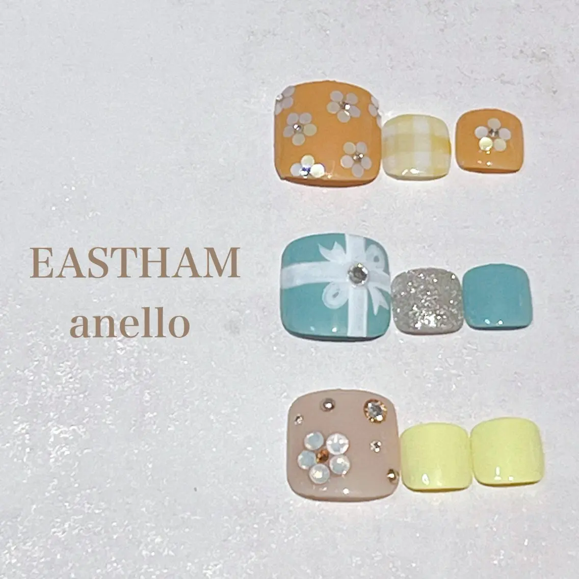 ネイル フットネイル EASTHAM 後藤百香のネイルデザイン