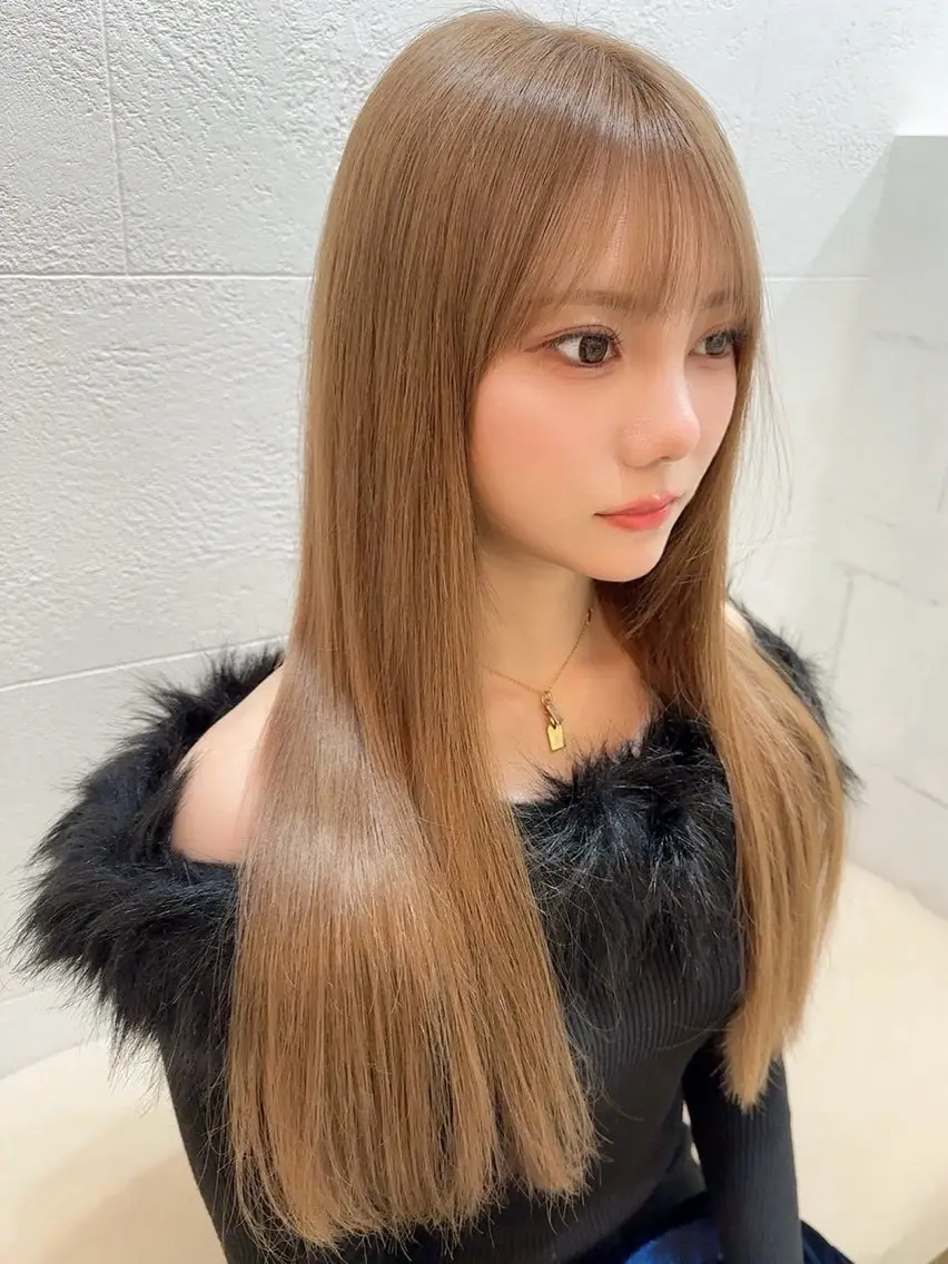 ブリーチなしダブルカラー＋ケアトリートメントの写真