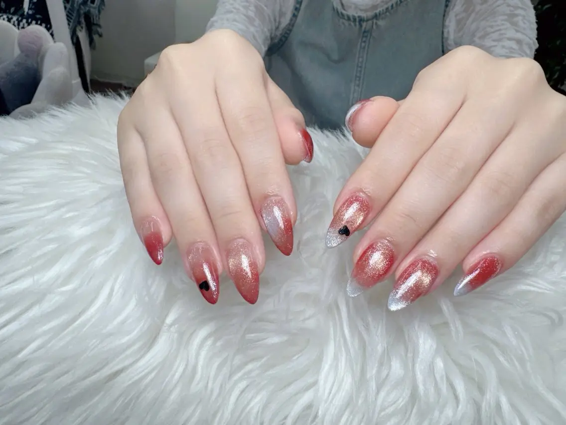 ネイル フレンチネイル 韓国ネイル マグネットネイル ニュアンスネイル オフィスネイル ハンドネイル ハンドケア Hara Nail 【持ち込みOK】のネイルデザイン