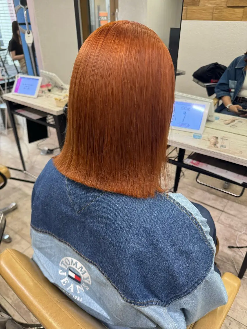 ミディアム カラー ヘアカラー トリートメント 🍒Nagisa 🍒のヘアスタイル