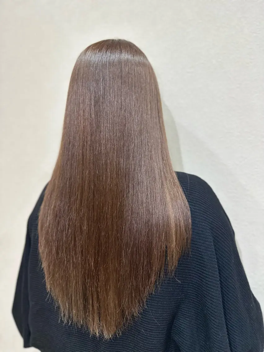 縮毛矯正の写真
