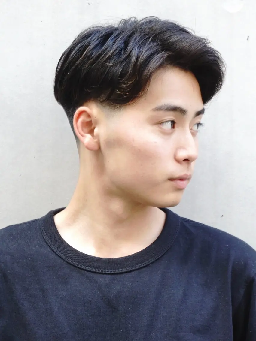 ショート パーマ メンズ メンズパーマ 三宮メンズカット ヨシイッキのヘアスタイル
