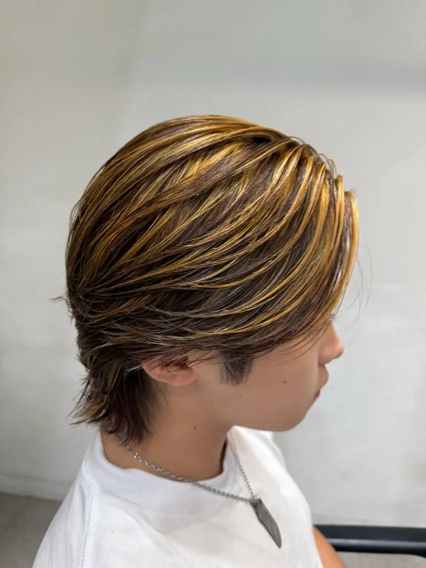ショート カラー メンズ ヘアカラー fifth／美容師 りょうのヘアスタイル