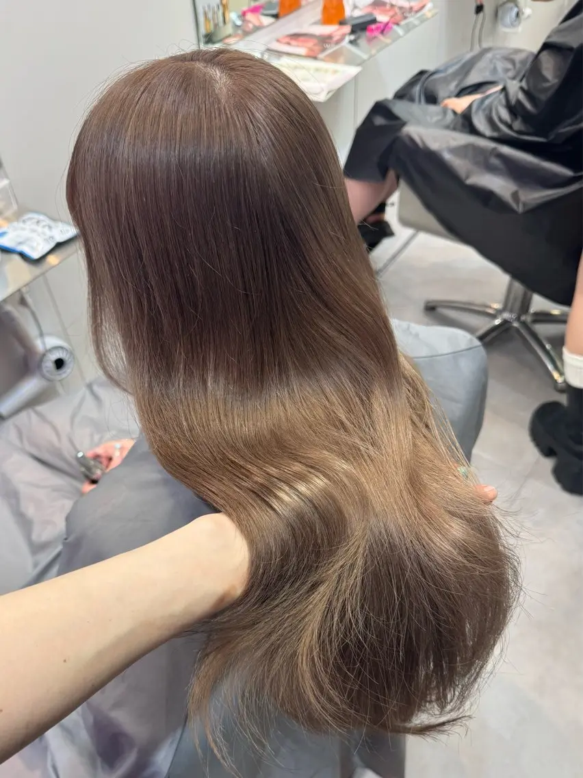 ロング カラー ヘアカラー 🩵KUREA🩵 /似合わせカットのヘアスタイル