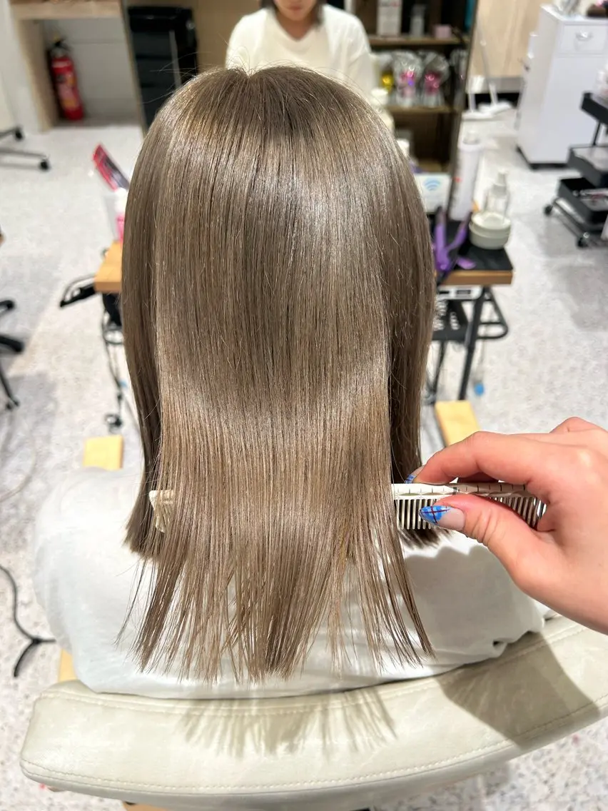 ミディアム ヘアカラー hair&eye🎀 /momoKaのヘアスタイル